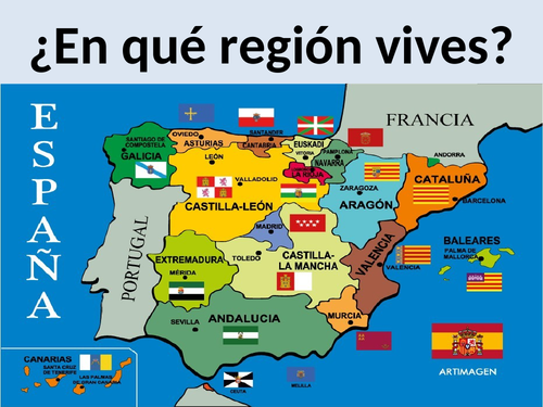 AQA GCSE Spanish En Qué Región Vives?