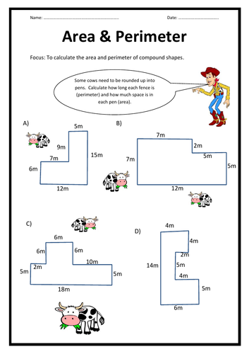 Area and Perimeter of Compound Shapes