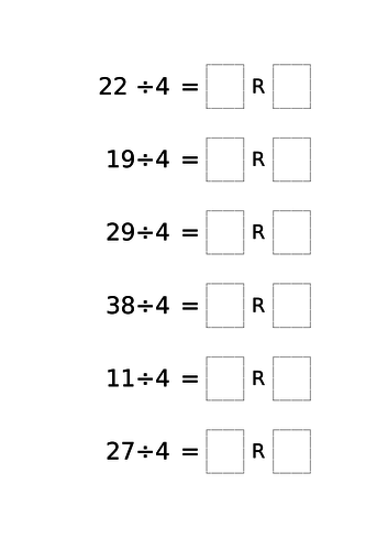 Division with Remainders | Teaching Resources