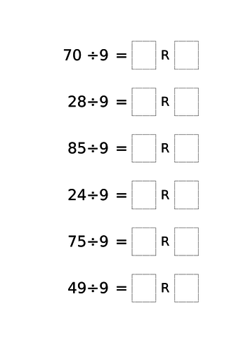 Division with Remainders | Teaching Resources