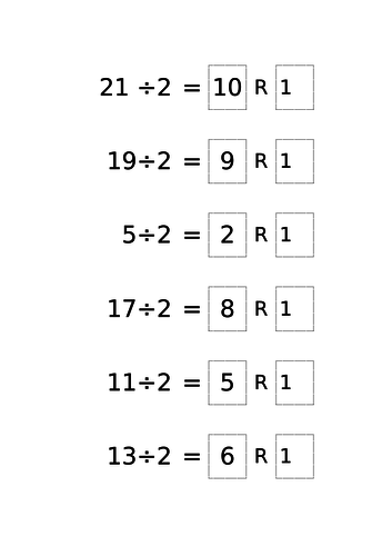 Division with Remainders | Teaching Resources