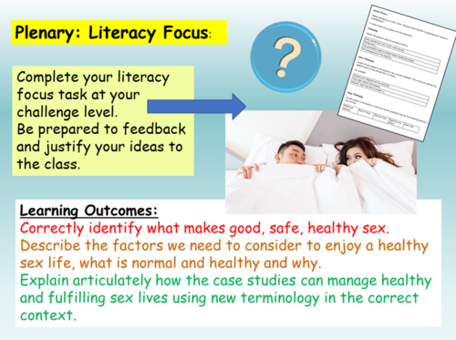 Delaying Sexual Activity Pshe Rse Teaching Resources