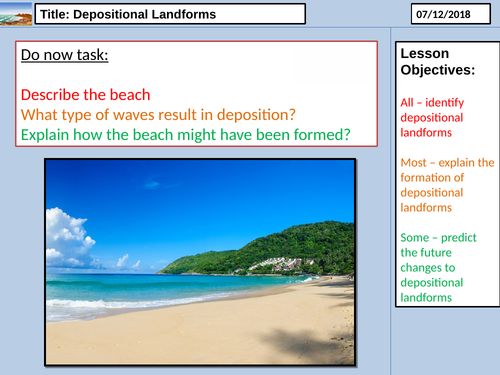 Lesson 5 - Depositional Landforms