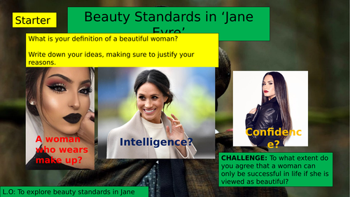 (KS3 7/8/9) Beauty Standard in 'Jane Eyre'
