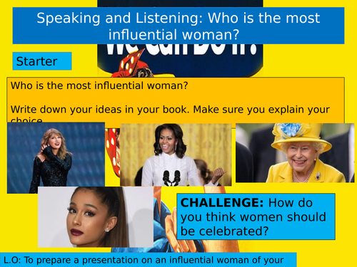 Women in Society Speaking and Listening