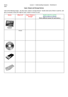 input and output worksheet | Teaching Resources
