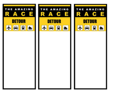 Amazing Race 2 GCSE Geography Revision Game by steveshortland25 ...