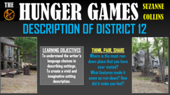 The Hunger Games Description Of District 12 Teaching Resources