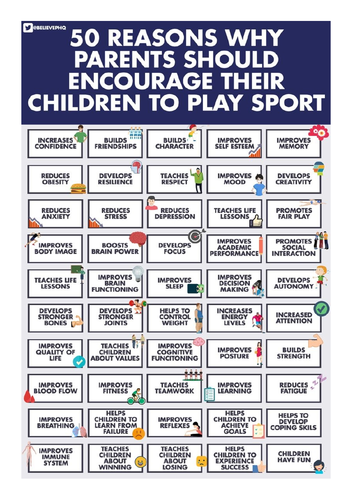 50 reasons why parents should encourage their children to play