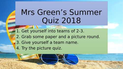 SummerQuiz 2018