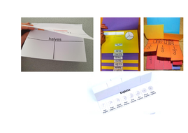 Fraction flip book template | Teaching Resources