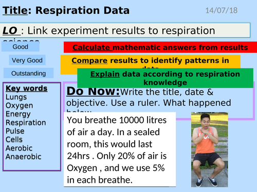 Class Pulse Data, Respiration | Teaching Resources