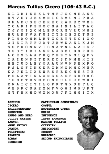 Cicero Word Search