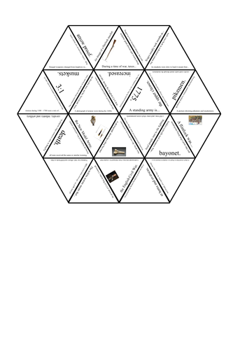 Warfare 1500-1700 Tarsia Revision Puzzle | Teaching Resources