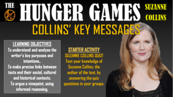 The Hunger Games Collins Key Messages Teaching Resources
