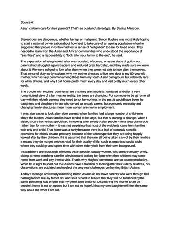 AQA GCSE English Language Paper 2 Mock Exam Bundle 3 | Teaching Resources