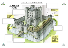 Label and design a castle sheets | Teaching Resources