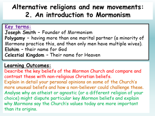 The Mormons | Teaching Resources