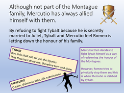 Romeo and Juliet - Tybalt Act 3 Scene 1 by Lead_Practitioner | Teaching ...