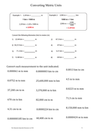 GCSE Maths Revision Converting Metric Units | Teaching Resources