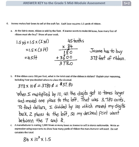 Grade 5, Math Module 2 REVIEW & ASSESSMENT w/Ans keys (printables ...