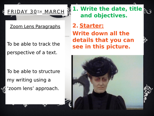 Language Paper 1 Section B - Writing to Describe | Teaching Resources