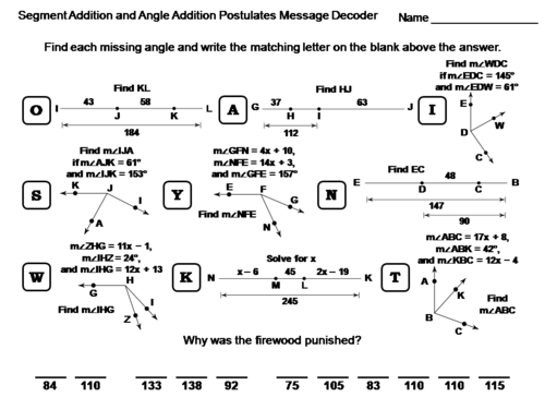 Geometry Message Decoder Bundle | Teaching Resources