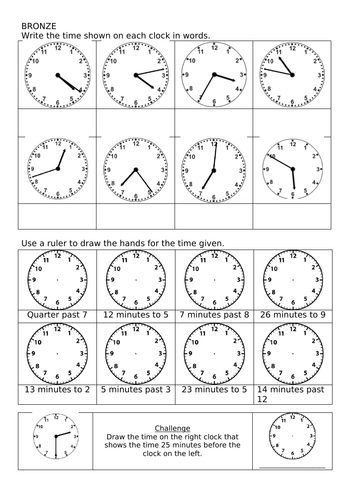 Time worksheets - assorted - KS2 | Teaching Resources