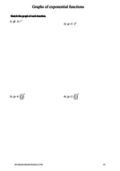 GCSE Maths Revision Exponential Functions | Teaching Resources