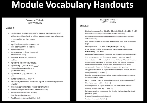 FREE-Grade 4 Math Module 3, Topic A: Lessons 1-3 Smart Bd, Student Pgs ...