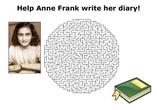 Help Anne Frank write her diary