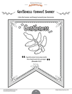 Download Gentleness: Fruit of the Spirit Activity Book & Lesson Plan | Teaching Resources
