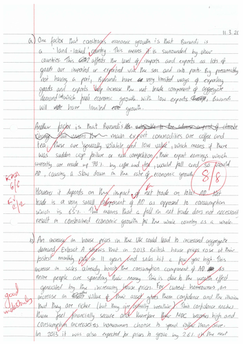09. AD Mini-Test and Essay with A* Exemplars - Edexcel A-Level ...