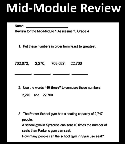 Grade 4 Math Module 3 Topic H, lessons 34-38: Smart Bd, Stud Pgs, End ...