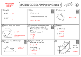 grade 7 maths assignment