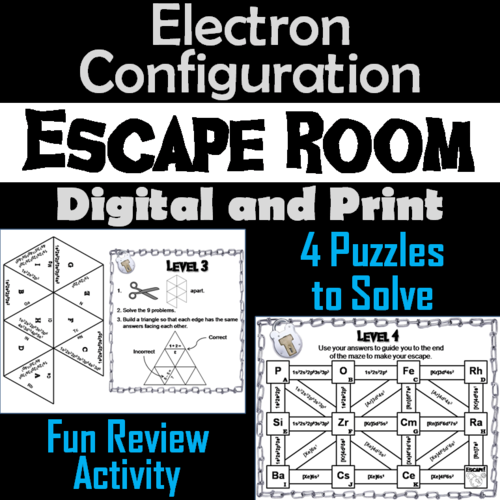 Electron Configuration Escape Room