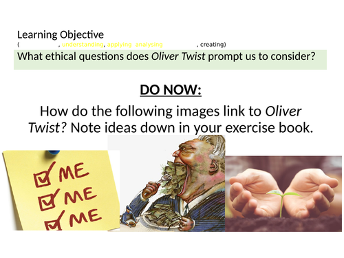 OLIVER TWIST - Ethics