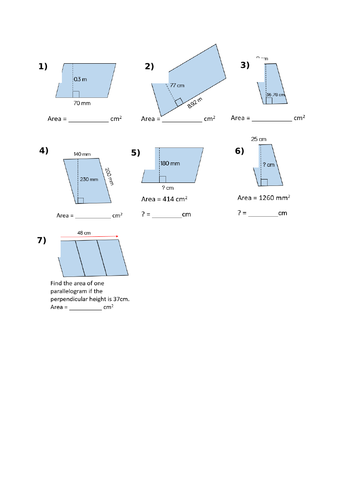 Year 6 Area and Perimeter | Teaching Resources