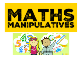 Maths Manipulatives sign | Teaching Resources