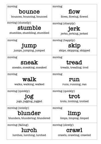 Synonym cards  Teaching Resources