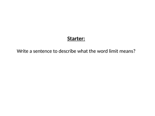 Lesson 9 - Limiting Reactants (HT Only)