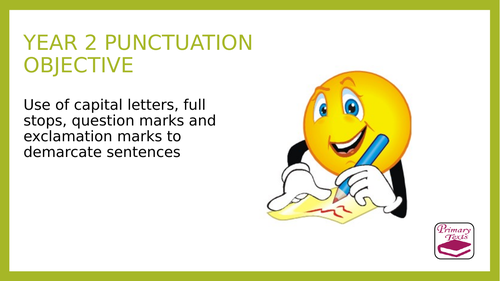 Year 2 SPAG PPT and Assessment: Demarcating Sentences