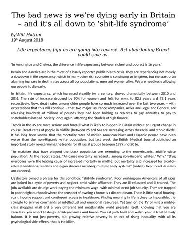 Edwardian Public Health Reformers Charles Booth, Seebohm Rowntree and