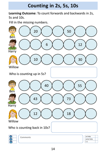 counting in 2s 5s 10s year 2 place value teaching resources