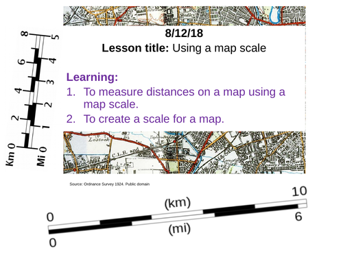 Map scales