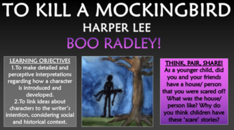 To Kill a Mockingbird - Boo Radley! | Teaching Resources