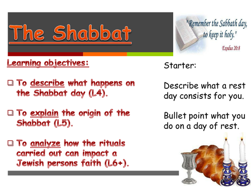 Judaism - The Sabbath