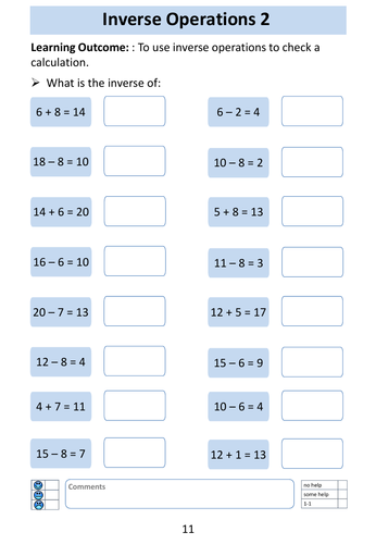 year 2 addition and subtraction homework