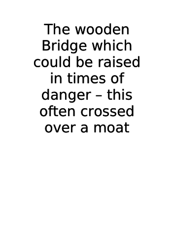 How did castles help the Normans - KS3 suitable for AQA 8145 too