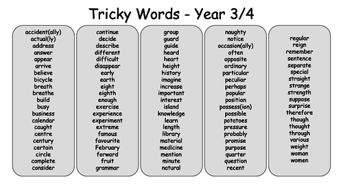 tricky-words-wordmat-year-3-4-teaching-resources